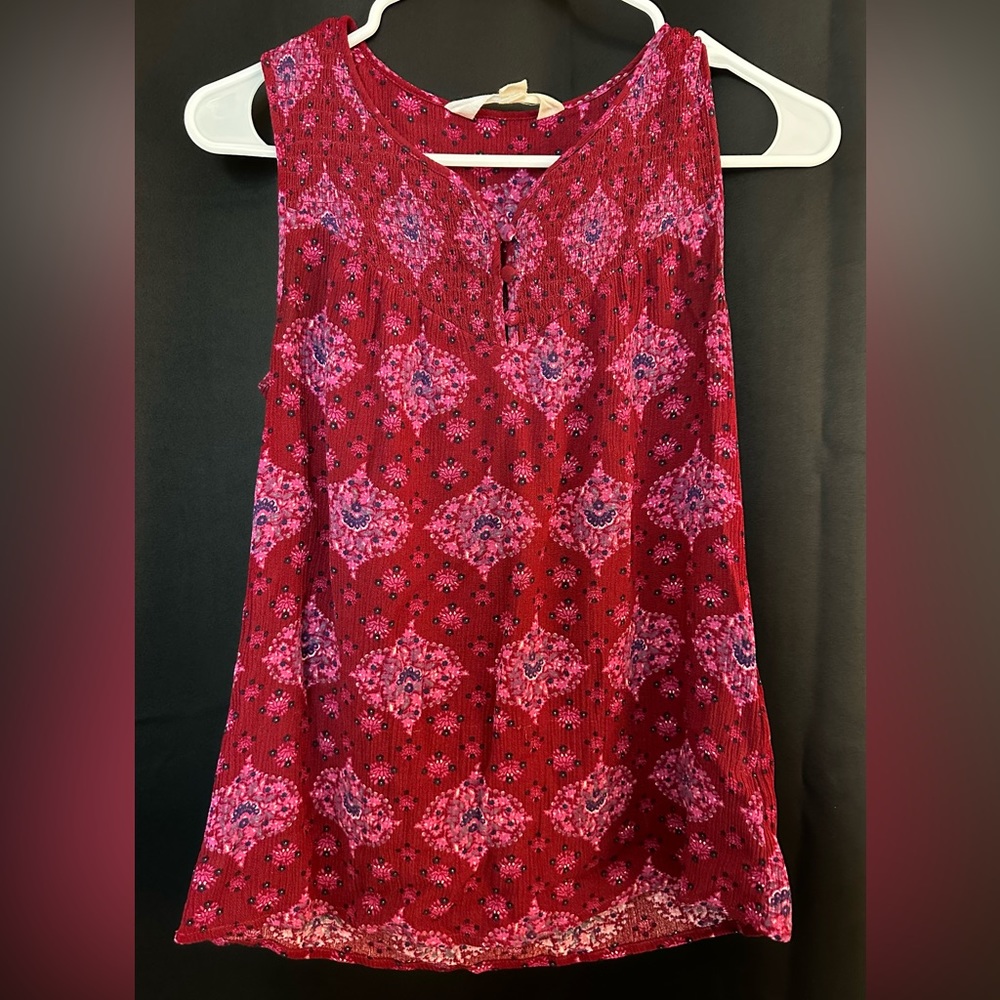 Casual sleeveless top, XS